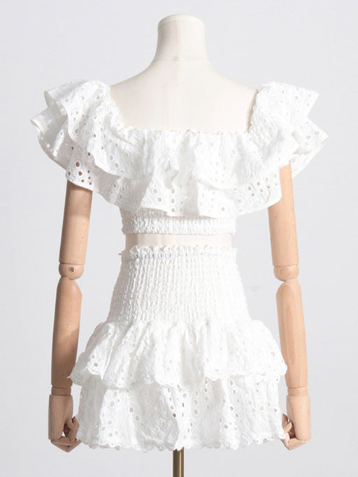 French Romance Fungus-Trimmed Co-ord