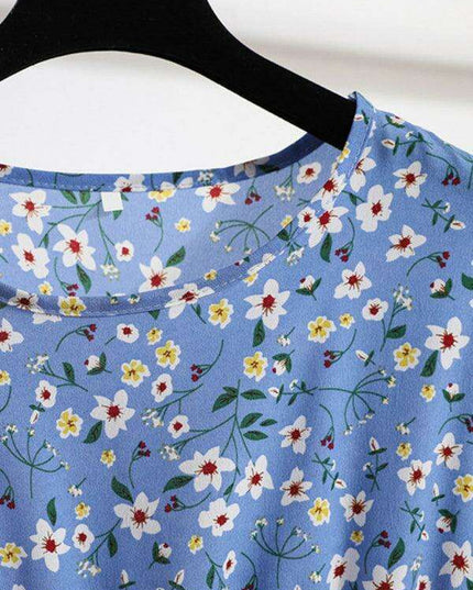 Chic Floral Maxi Dress: Effortless Elegance in Lightweight Chiffon