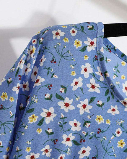 Chic Floral Maxi Dress: Effortless Elegance in Lightweight Chiffon