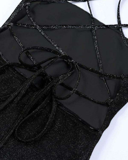 Seductive Knit Suspender Dress for Chic Style