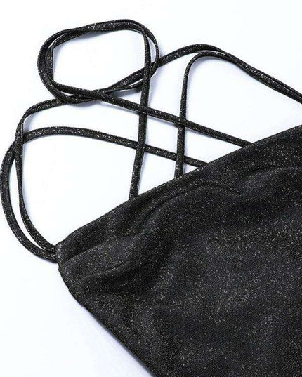 Seductive Knit Suspender Dress for Chic Style