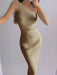 Elegant Knit Off-Shoulder Dress with Figure-Flattering Stretch