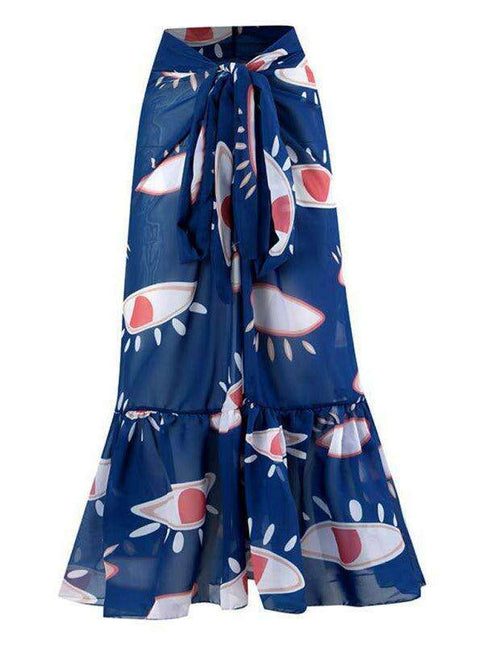 Enigmatic Devil's Eye Beach Skirt