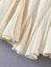 Elegant Pleated Strapless Dress with Chest Detail