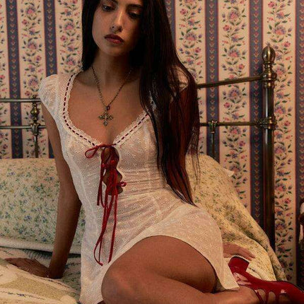 Seductive Sheer Strap Bodycon Dress