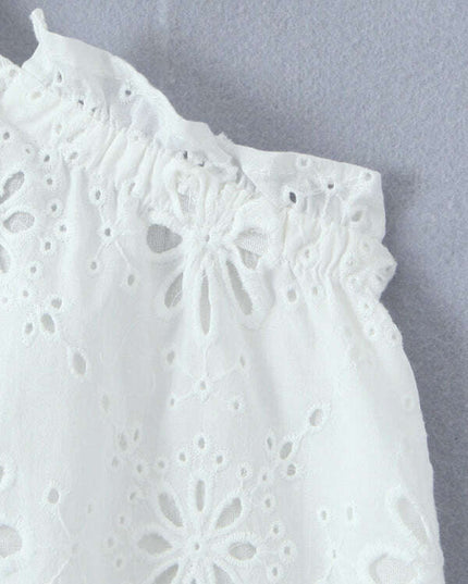 French one-shoulder breasted lace hollow backless sexy short dress