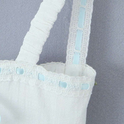 New lace suspender square neck cute mini dress