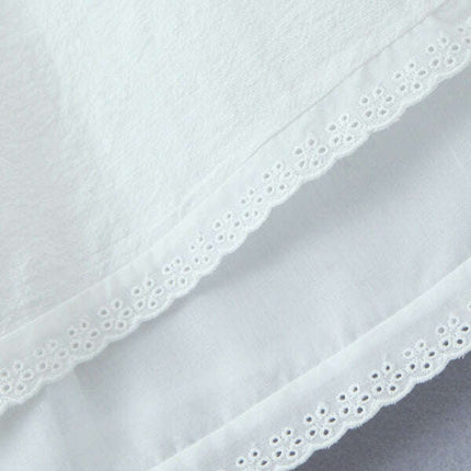 New lace suspender square neck cute mini dress