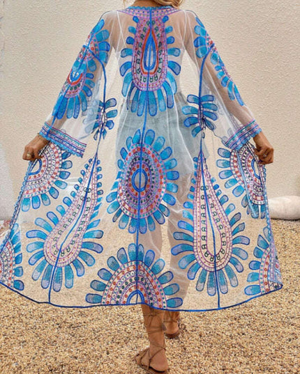 New Beach Skirt Casual Vacation Lace Cardigan Bikini Swimsuit Cover-Up Sun Protection Wear