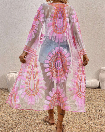 New Beach Skirt Casual Vacation Lace Cardigan Bikini Swimsuit Cover-Up Sun Protection Wear