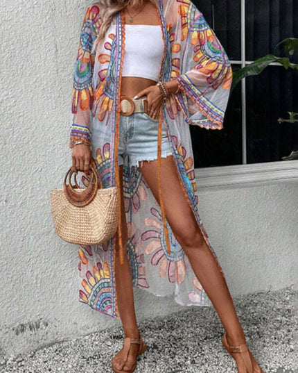 New Beach Skirt Casual Vacation Lace Cardigan Bikini Swimsuit Cover-Up Sun Protection Wear