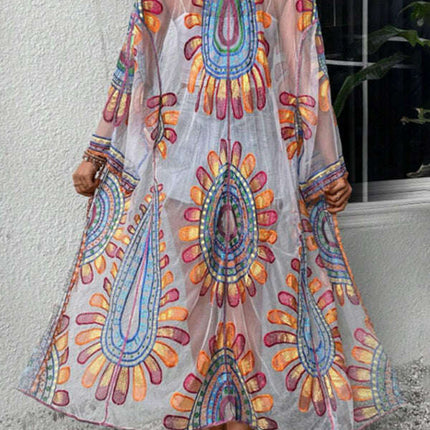 New Beach Skirt Casual Vacation Lace Cardigan Bikini Swimsuit Cover-Up Sun Protection Wear