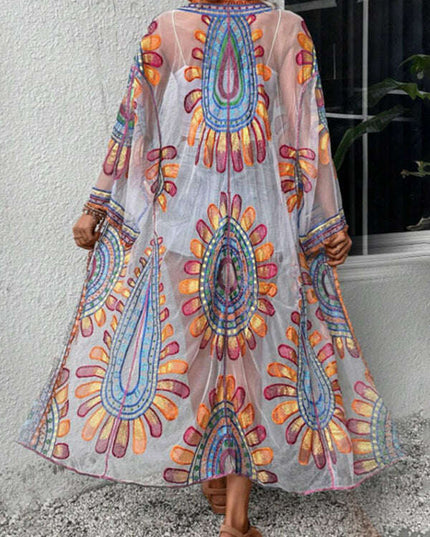 New Beach Skirt Casual Vacation Lace Cardigan Bikini Swimsuit Cover-Up Sun Protection Wear