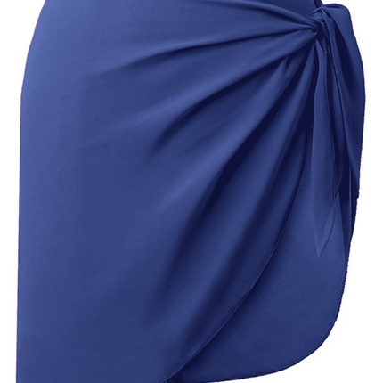 Women's Bikini Cover Up Shirt Beach Wrap Dress Chiffon Skirt Apron