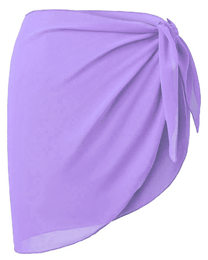 Women's Bikini Cover Up Shirt Beach Wrap Dress Chiffon Skirt Apron