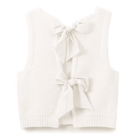 New Fashion Vest Bow Tie Sweater Vest