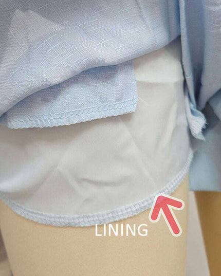 Fashion casual short trousers and long-sleeved shirt set