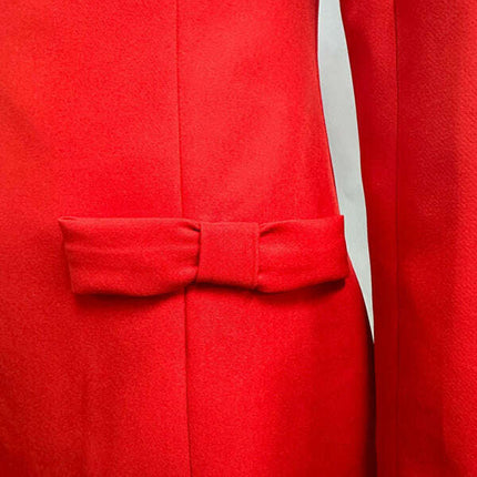 New exquisite waist bow Christmas and Valentine's Day elegant dress