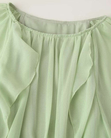 New Fashion Layered Ruffle Dress