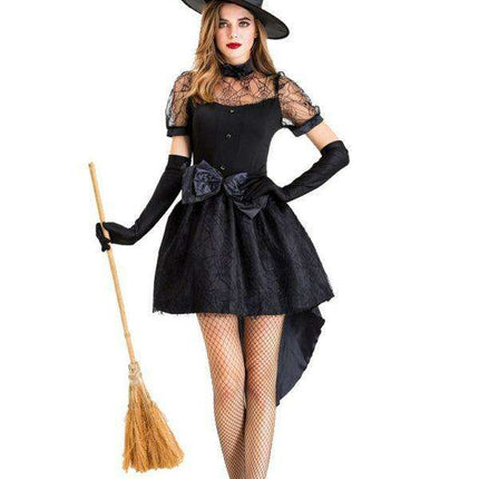 Enchanting Midnight Witch Costume with Magical Flair