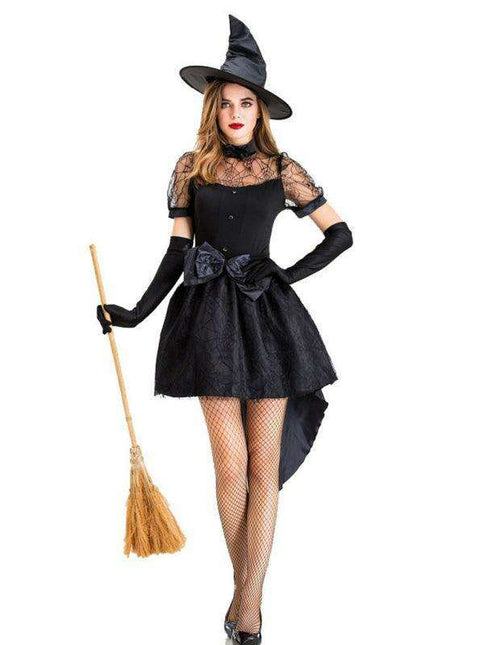 Enchanting Midnight Witch Costume with Magical Flair