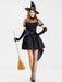 Witchy Black Seductress Halloween Costume