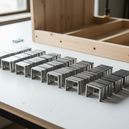 Thickened Stainless Steel 90° Angle Bracket — Furniture & Cabinet Connector