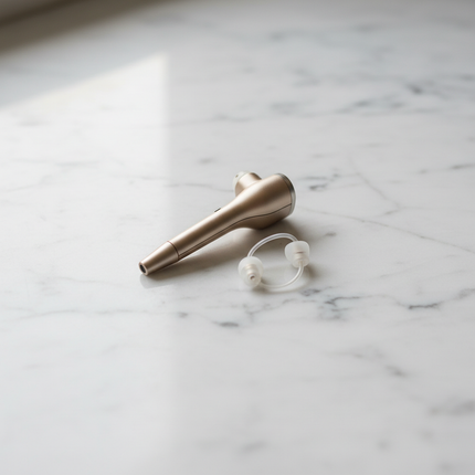 Bluetooth RIC Sound Amplifier with Noise Cancelling — Champagne, Graphite & Pearl Grey | Très Elite