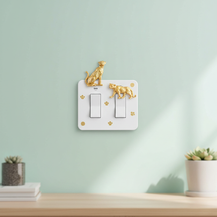 Cartoon Animal Switch Stickers – Cute Resin Light Switch Covers