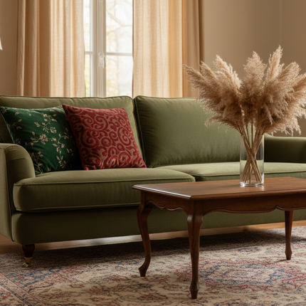 Vintage Velvet Cushion Set | French Luxury Sofa Pillows