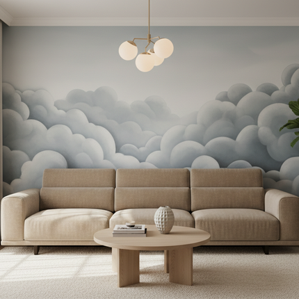 Modern 3D Abstract Cloud Wallpaper