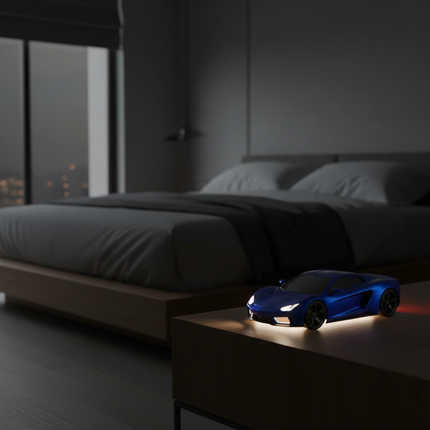Supercar Alarm Clock with Engine Sounds & LED Lights | Très Élite