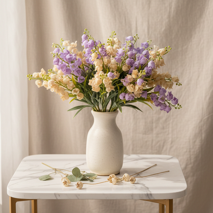 Canterbury Bell Artificial Flowers — Set of 5 or 10
