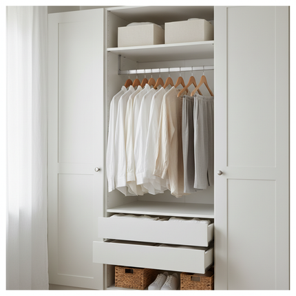 Pull-Down Wardrobe Lift Hanger with Hydraulic Damping — Aluminium Alloy, 30kg | Très Elite