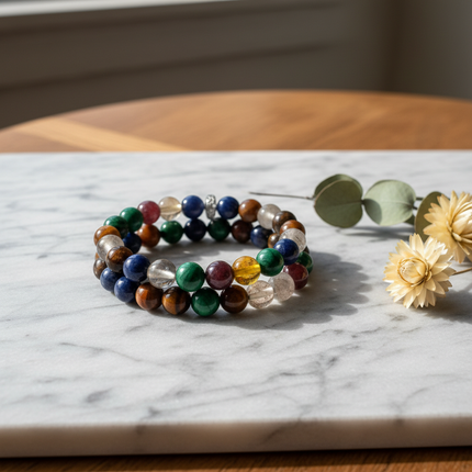 Très Elite Traditional Chinese Medicine Bead Bracelet - Healing & Styl