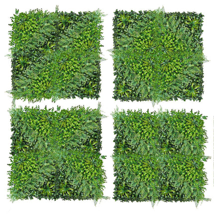 AliKopy 13 Sq. ft. UV Protected Artificial Boxwood Wall - 4 Panels