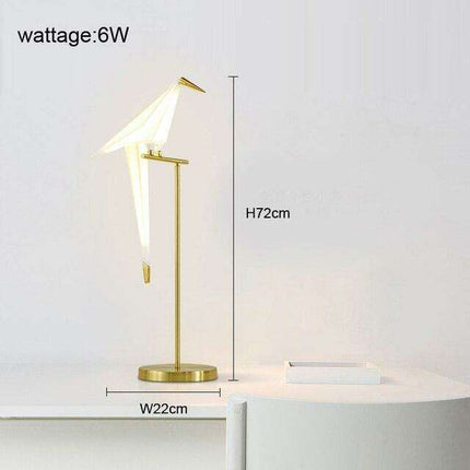 Nature-Inspired Nordic Bird Ceiling Lamp with Elegant Design