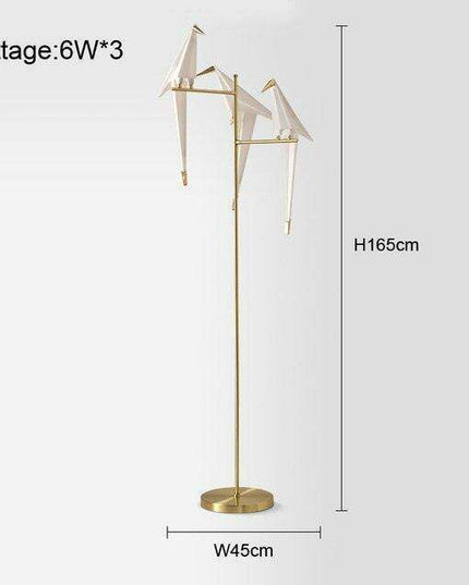 Nature-Inspired Nordic Bird Ceiling Lamp with Elegant Design