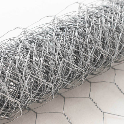 AliKopy 12"x16ft Galvanized Hexagonal Chicken Wire Mesh - Durable & Ve