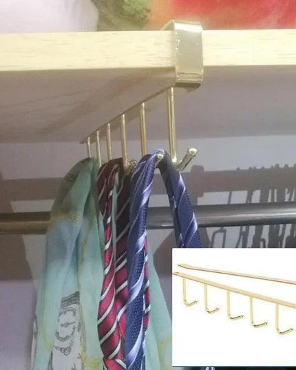 Versatile 6-Hook Iron Organizer for Efficient Multi-Use Storage