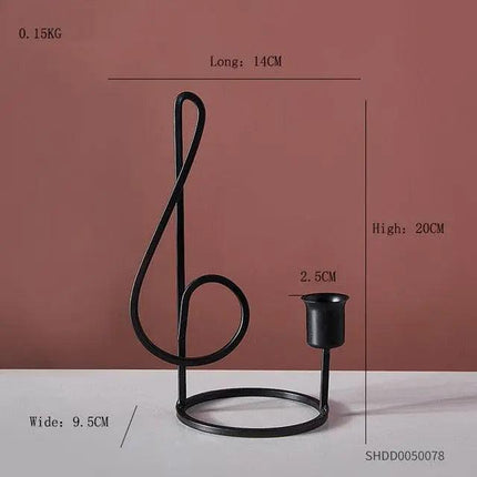 Refined European Iron Candle Holder Set for Timeless Sophistication