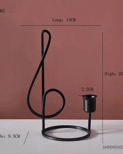 Refined European Iron Candle Holder Set for Timeless Sophistication