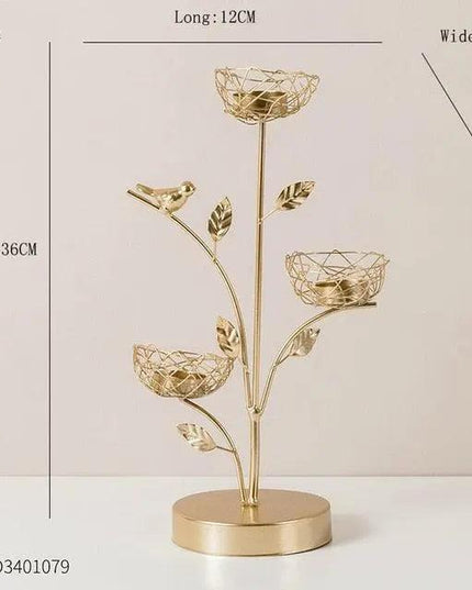 Refined European Iron Candle Holder Set for Timeless Sophistication