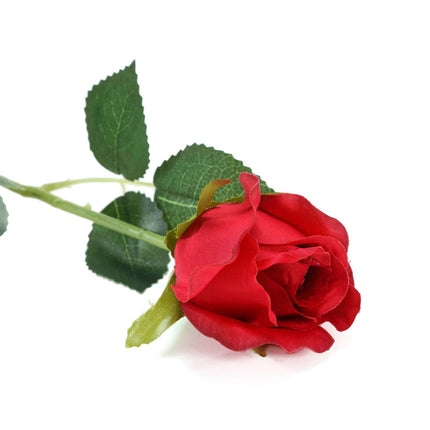 AliKopy 31" Red Long Stem Artificial Silk Roses - 24 Pcs, Realistic De