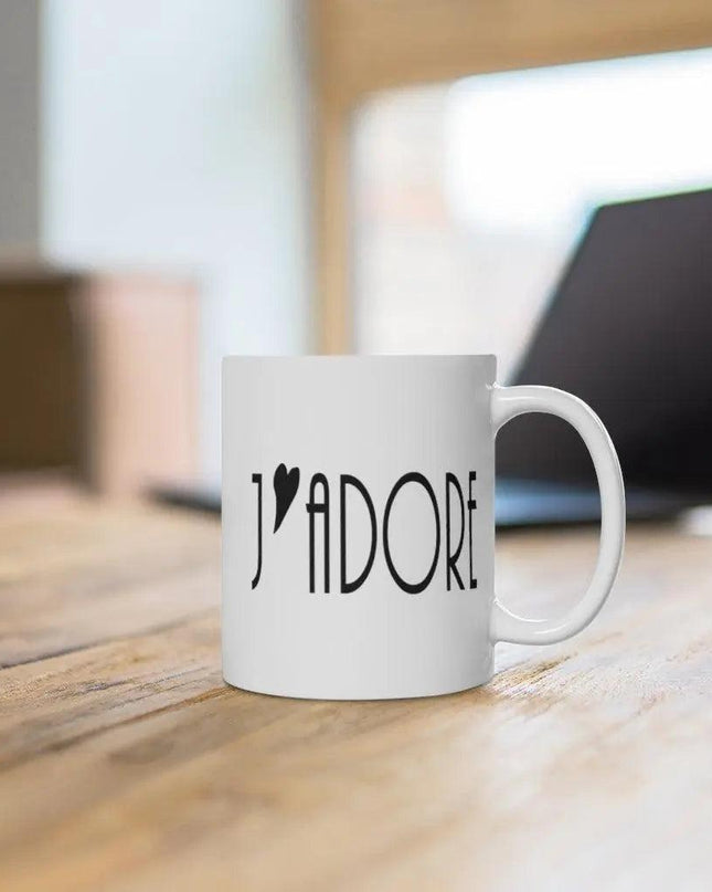 Parisian Love Story Ceramic Coffee Mug - Perfect Valentine's Day Gift