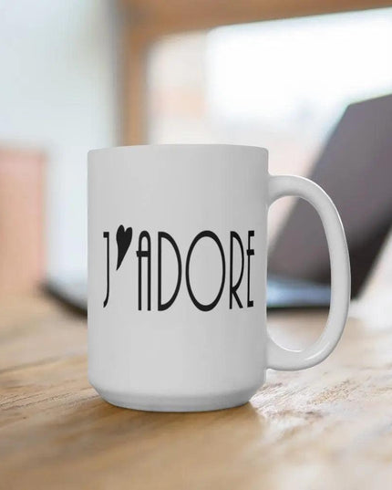 Parisian Love Story Ceramic Coffee Mug - Perfect Valentine's Day Gift