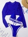 Jakoto | Stylish Three-Piece Solid Bikini Set for Women