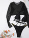 Jakoto | Women's Three-Piece Solid Bikini Set
