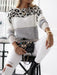 Jakoto Women's Colorblocked Drop Shoulder Sweater - Casual Chic Comfort