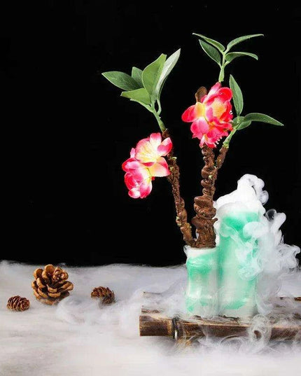 Sushi Masterpiece: Exquisite Dry Ice Presentation Accents